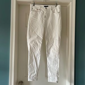 Banana Republic White Jeans